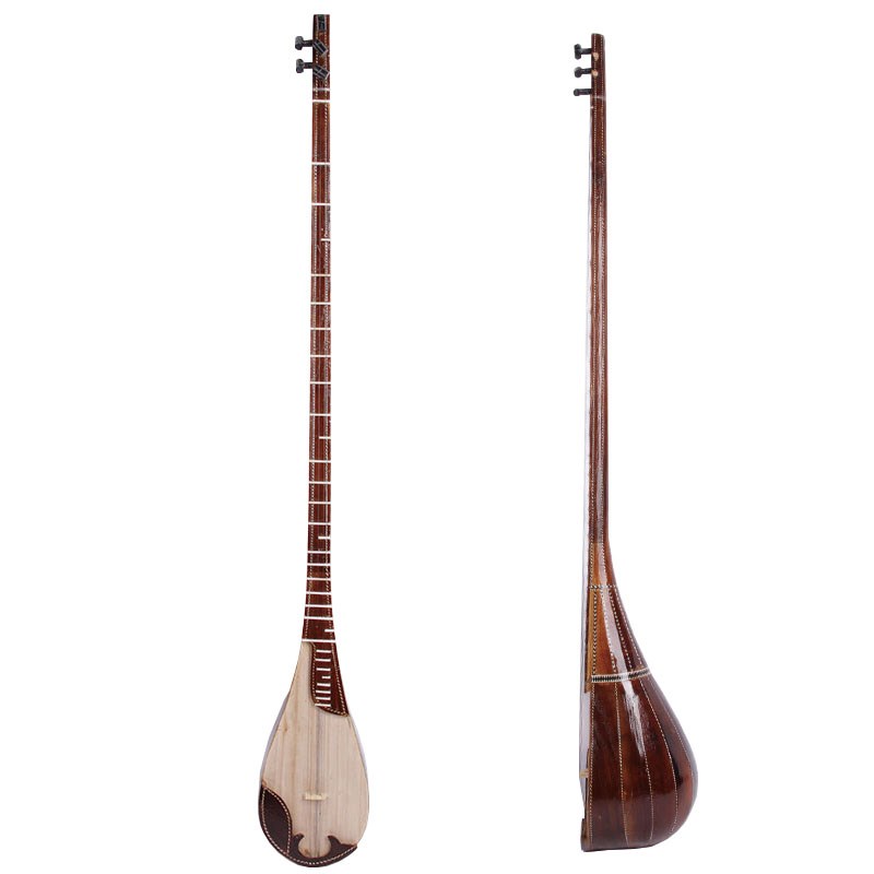 维吾尔族弹布尔120cm初学用十二木卡姆乐器新疆民族弹布尔送琴包