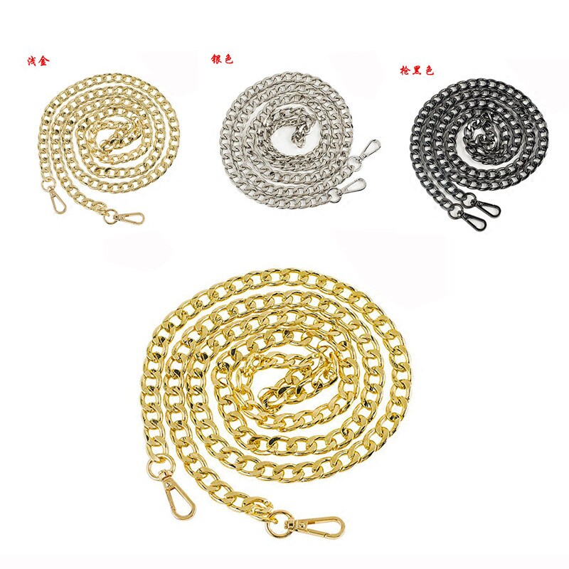 包包链条带配件带包链子单肩带斜挎背包带子斜跨宽铁链单买金属链