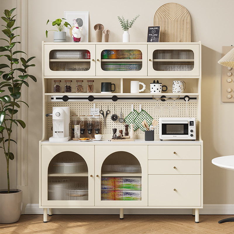 岩板餐边柜酒柜一体靠墙简约大容量客厅茶水柜高柜厨房储物柜实木,住宅家具,餐边柜,淘宝优惠券,粉丝福利购,淘宝优惠卷