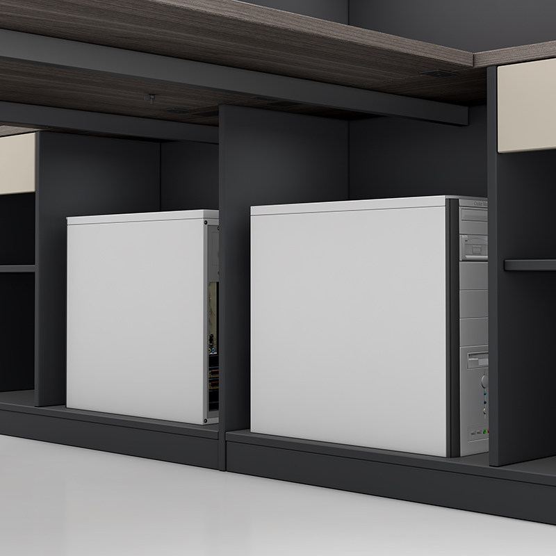 简约现代财务桌椅组合单人1.6米对向2人位屏风电脑卡座办公室家具