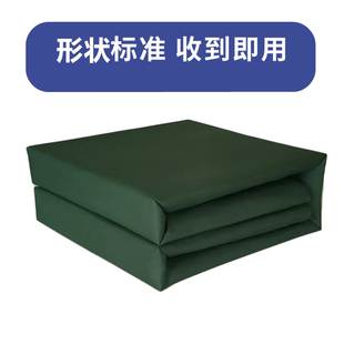 内务手工定型被非帆布绿色成型被豆腐块可盖模型被子速叠被子
