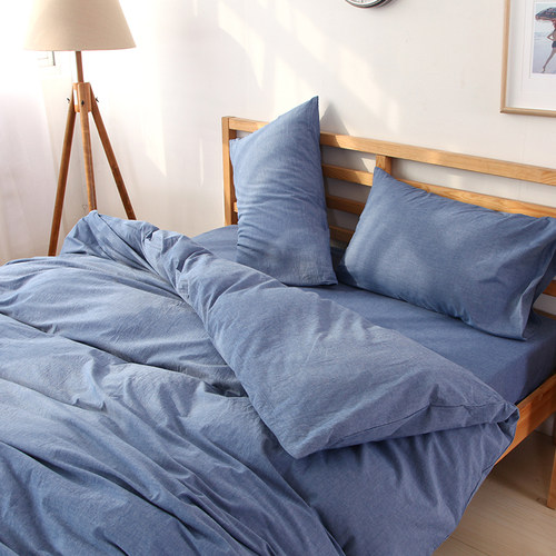 定做水洗棉被套单件纯棉学生宿舍单人1A.5米1.8m床200x230双人被