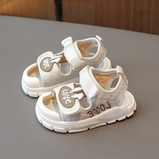 新款夏季男宝宝女凉鞋0一1-3岁半婴儿学步L鞋夏款童鞋幼儿软底鞋