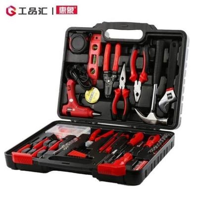 家用五金工具组套多功能维修工具锂电钻工具箱电动手工具套装