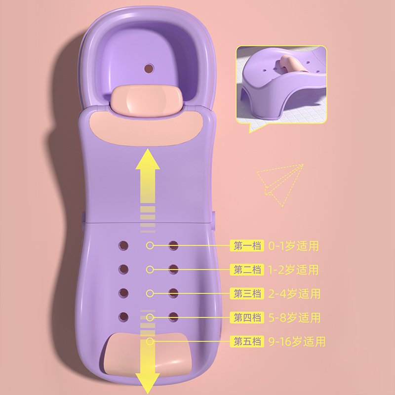 宝宝洗头躺椅儿h童洗头发神器可折叠小孩躺着洗头床幼儿洗头凳椅
