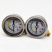 轮胎快速加气杆带表胶套表头货车C充气杆摇杆油浸高精度8mm表头