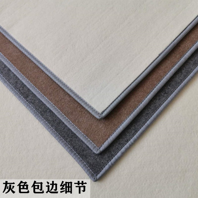 包边加厚5mm纯羊毛书画毛毡垫国画毡书法毛毡国画羊毛Z毡定做尺寸