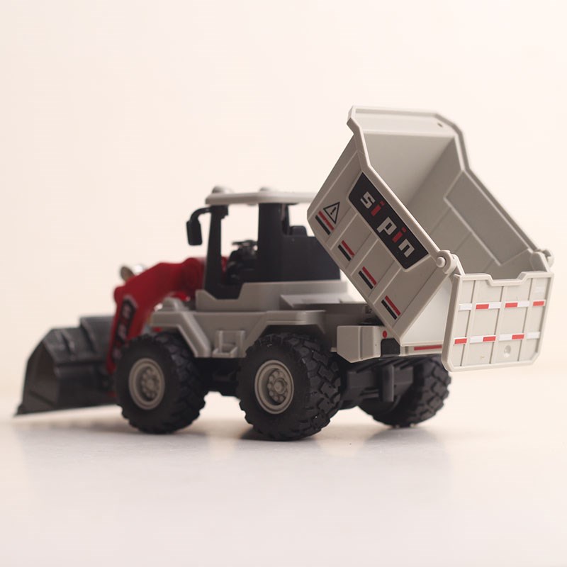 乐凡小能手儿童推土堆高机工程车宝E宝小怪手男孩车厢翻斗车玩具