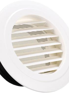 160pcvc管通风口圆形系统防虫网防蚊网纱网布塑料滤网罩排风口