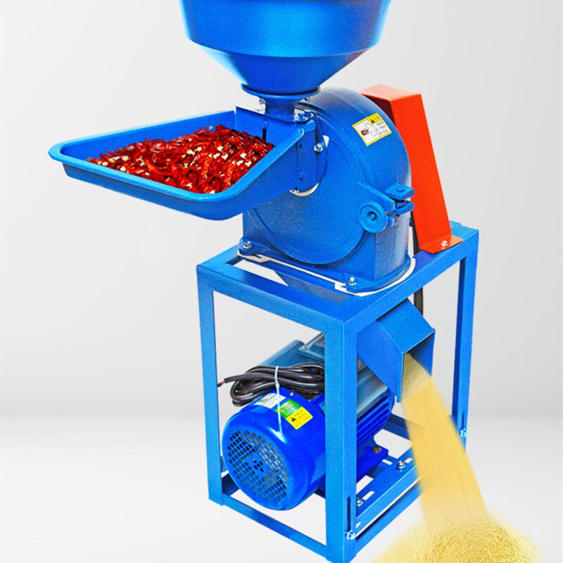 玉米粉碎机家用小型多功能破碎商用五谷杂粮研磨机加W厚加大磨粉