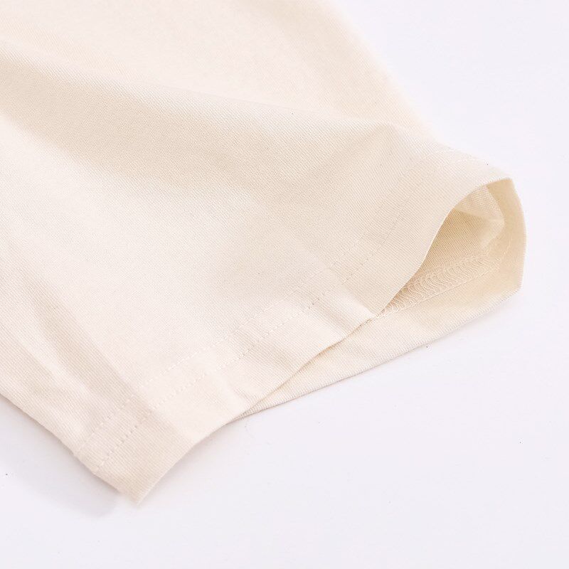 100%棉睡裙睡袍睡衣女士儿童A家居服家居裙本白色原白色纯棉全棉