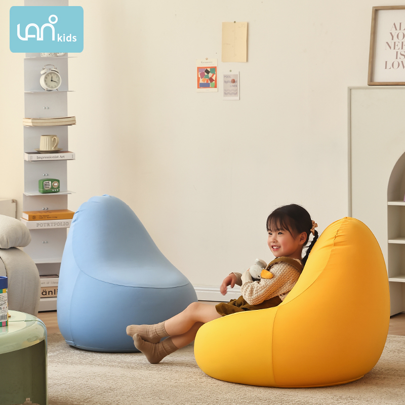 儿童懒人沙发座椅男孩女孩小公主C宝宝豆袋榻榻米阅读区躺椅可拆
