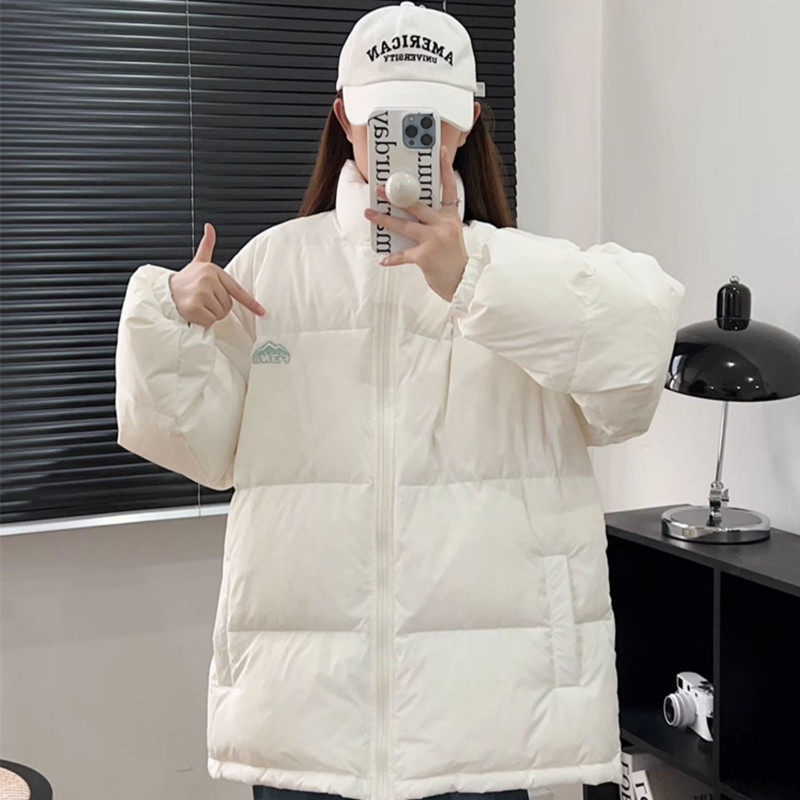 情侣装羽绒棉服女短款2025新款韩版宽松加厚中性风棉袄外套潮