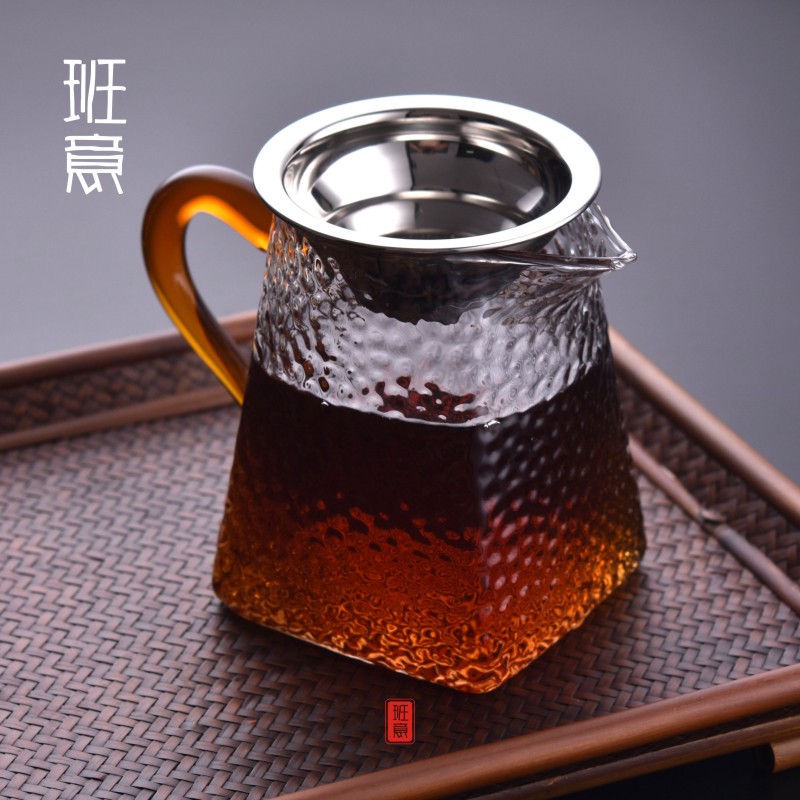 玻璃公道杯 公杯茶漏套装加厚耐热大号茶海分茶器功夫 茶具配件