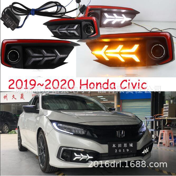 2019~2020思域日行灯大灯思域雾灯前照灯,civic daytime light