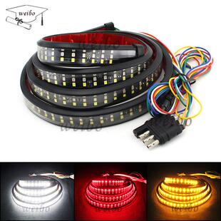 WB 皮卡车LED三排灯条车尾灯带120cm/150cm三色转向流光灯 刹车灯