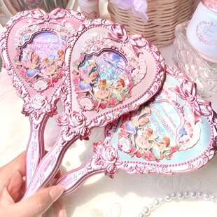 花知晓镜子仲夏夜系列镜子爱心手拿镜奈娃小铺草莓洛可可其他汽车