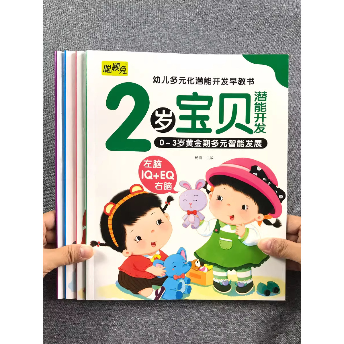 2岁宝宝的第一套早教书绘本益智幼儿启蒙认知学说话儿童黄金期大脑开发左右脑书籍婴儿视觉发育玩具亲子阅读读物开口学说话神器