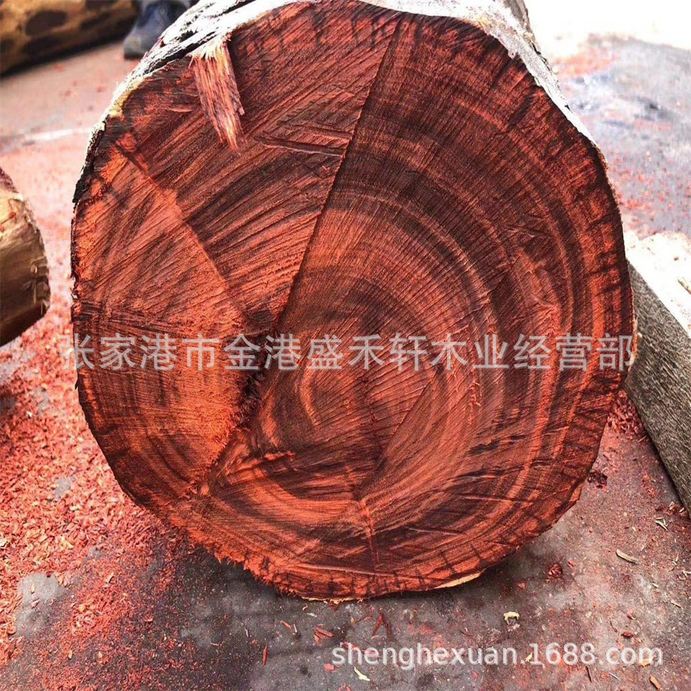 赞比亚血檀原木高油非洲小叶紫檀刚果坦桑尼亚实木板材家具雕刻