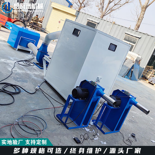 新型抱枕枕芯填充机双口pp棉开松充棉机沙发靠背冲棉机厂家