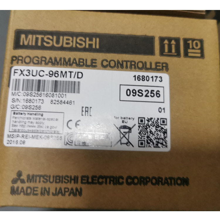 三PLC直流DC电源可编程控制器菱 FX3UC-96MT/D