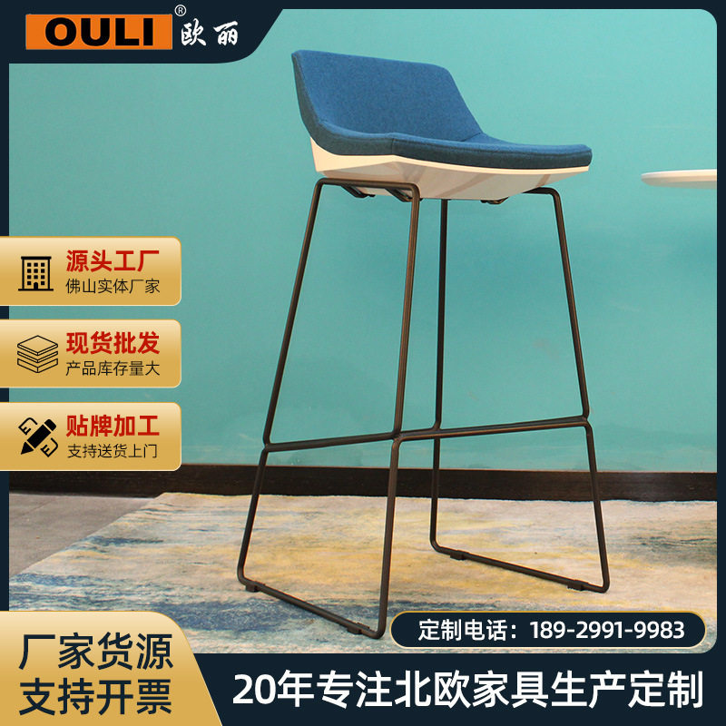 意式轻奢休闲椅客厅沙发椅休闲家具个性简约铁艺创意单人椅