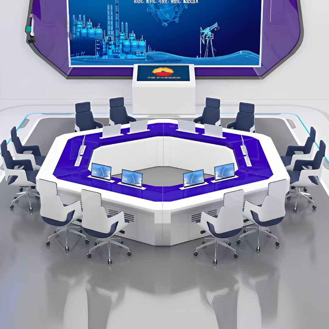 多边形会议桌烤漆会议室多人大型洽谈桌现代简约个性创意会议桌子