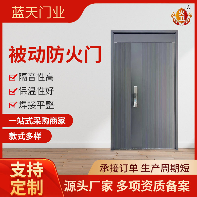被动隔音防火门甲级防盗门安全门入户家用简约保温门厂家订置