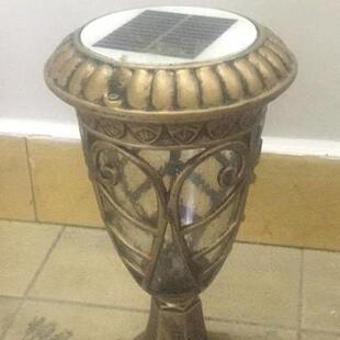 庭院柱头灯户外防水太阳能灯家用室外围墙灯别墅花园大门柱子灯