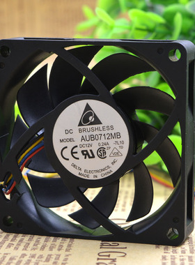 原装AMD CPU风扇 台达7厘米4针PWM静音CPU风扇 AUB0712MB 0.24A