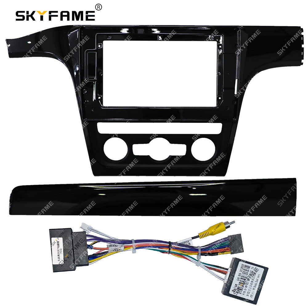 SKYFAME百变套框适用PassatB6大众帕萨特音响导航面板面框线
