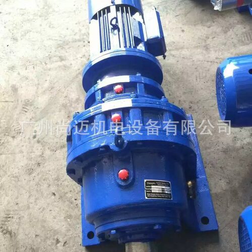 卧式安装双级摆线针轮减速机配刹车制动电机BWEZ42-121-3KW 现货