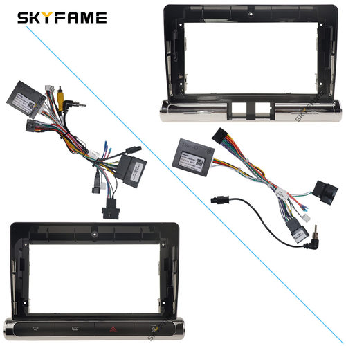 SKYFAME百变套框适用17-23雪铁龙CitroenC3改装安卓大屏面框