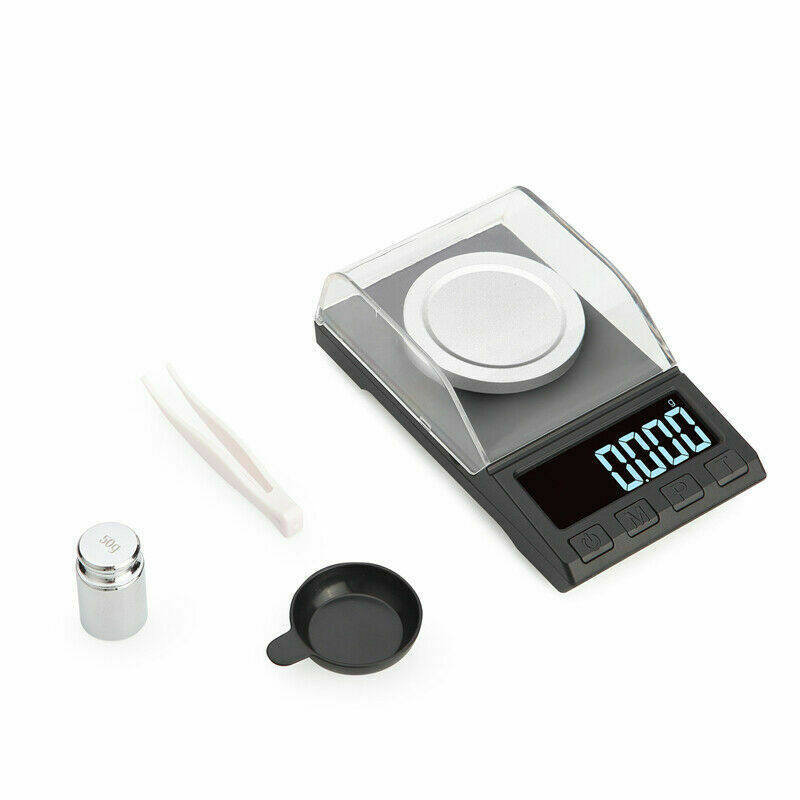 USB充电智能迷你珠宝秤克拉秤0.001g珠宝粉未秤实验室电子称
