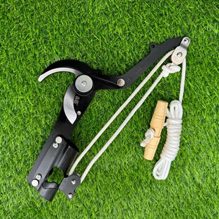 高空剪园林工具修枝剪高枝剪大开口铁滑轮栗子树果树修剪工具