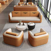 轻奢商用洽谈桌椅酒店大堂售楼处休息区沙发椅办公接待会客小沙发