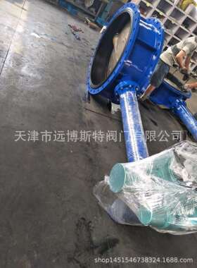 加长杆电动法兰蝶阀.手电两用，D941XP-10Q不锈钢板地埋式蝶阀