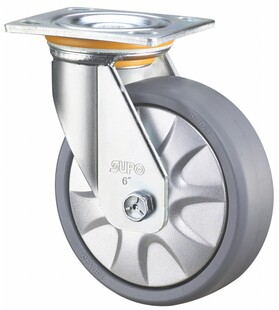 SUPO/向荣动力 5寸 承重型 工业 灰色 PP 万向脚轮Z07-01-125-112