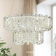 意式 轻奢水晶吊灯客厅灯高档大气奢华设计师创意餐厅灯大厅主灯具
