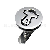 不锈钢316圆形地板钩锁扣提手旋转锁游艇房车五金配件外径78mm