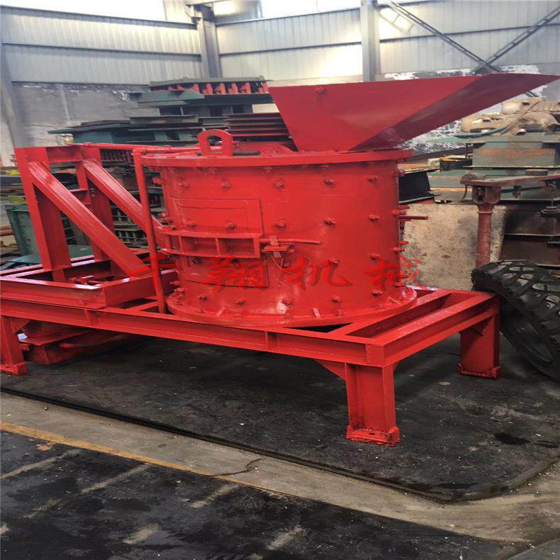 玻璃酒瓶石英石块立轴复合式低噪静音破碎机矿山小型移动制砂机