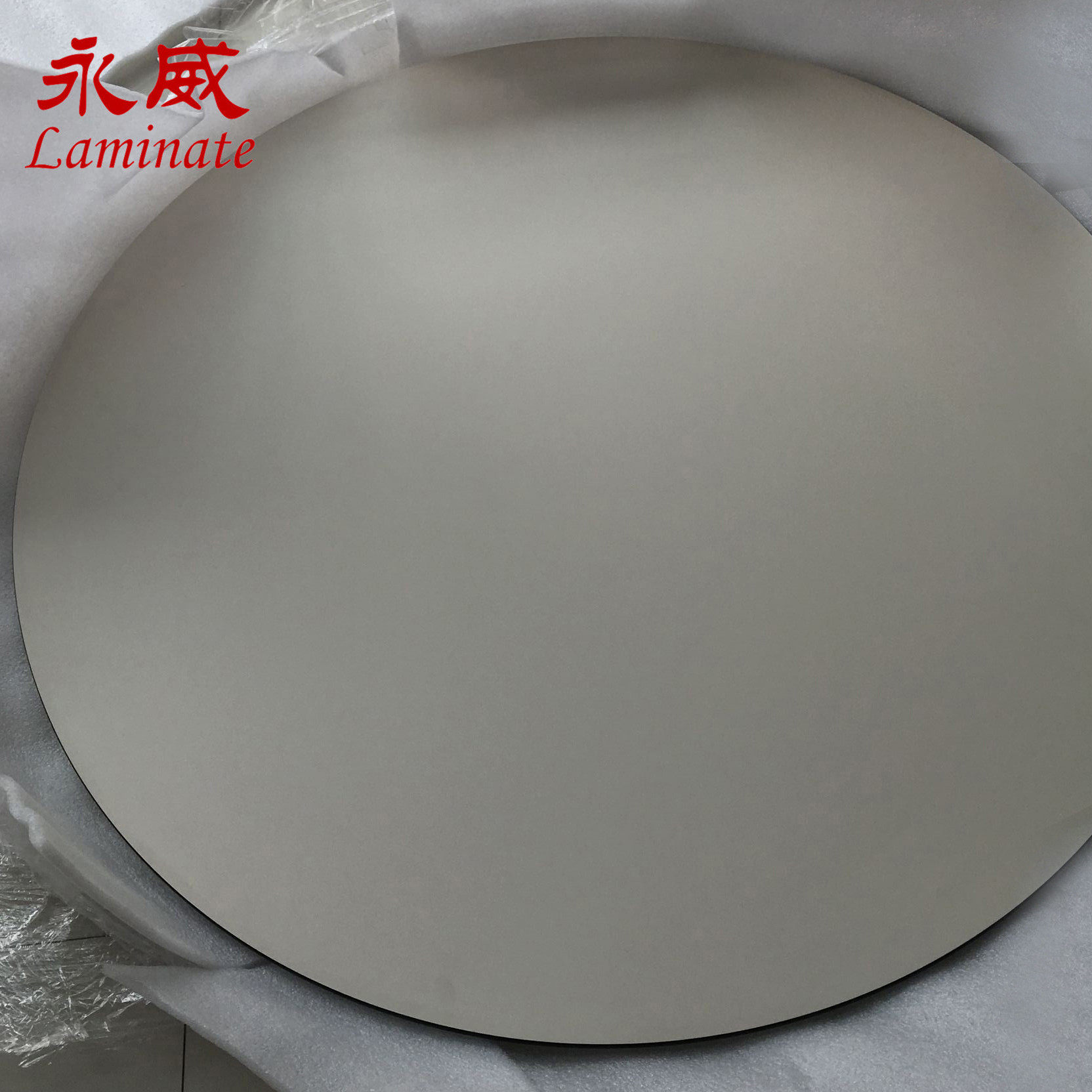 抗倍特板材HPL圆形餐桌面12mm16mm18mm20mm25mm木纹纯色预埋螺套