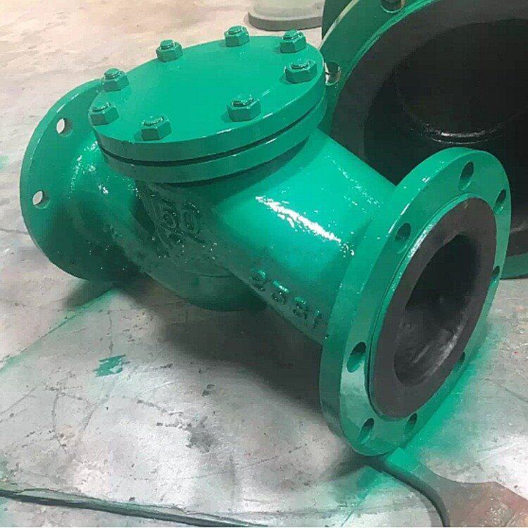 H41J-16C升降式衬胶法兰止回阀化工防倒流止回阀衬胶止回阀