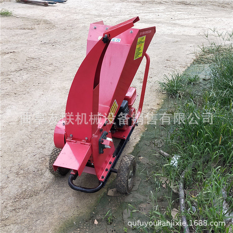 果园葡萄藤粉碎机 干湿葡萄枝树枝粉碎机 园林绿化汽油碎枝机