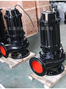 高扬程潜水清淤泵|河底清淤泥浆泵50WQ25-10-1.5船用抽砂泵