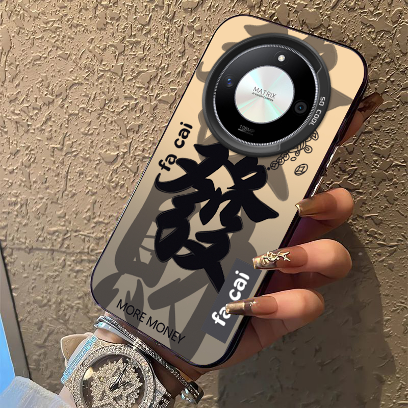适用荣耀X50手机壳HONOR新款X5OPRO保护套50X叉五零专用曲屏外壳GT创意国潮全包防摔磨砂男女X50i后壳简约