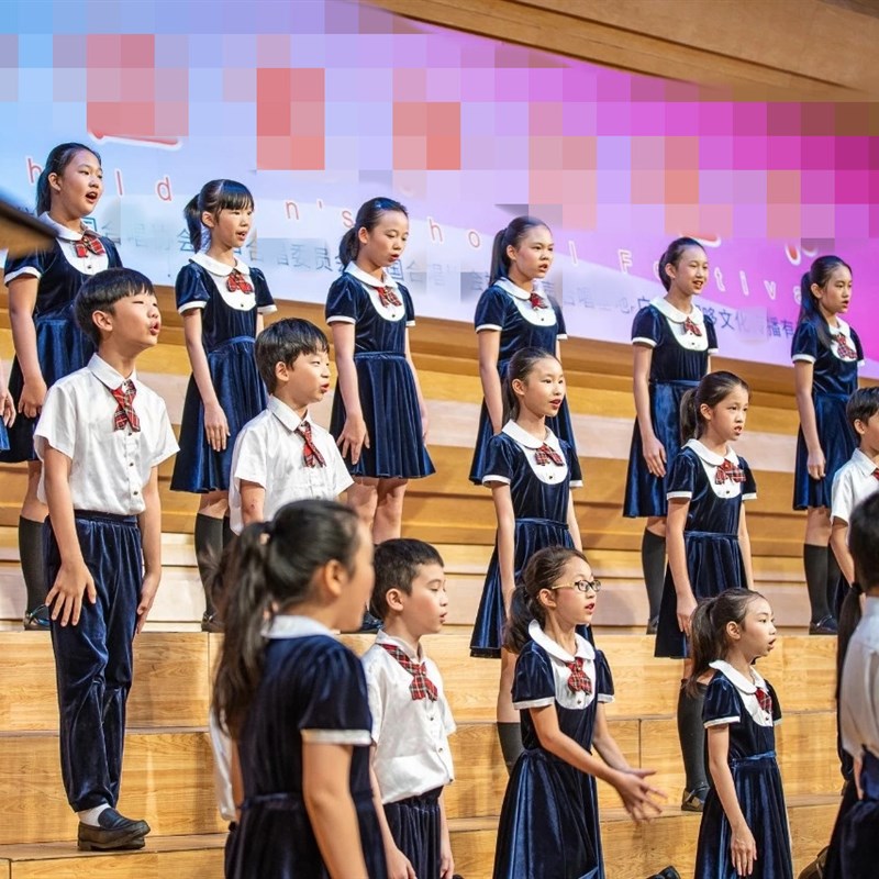 儿童合唱服/小学生演出服/初中生/中学生/诗歌朗诵表演/大合唱团