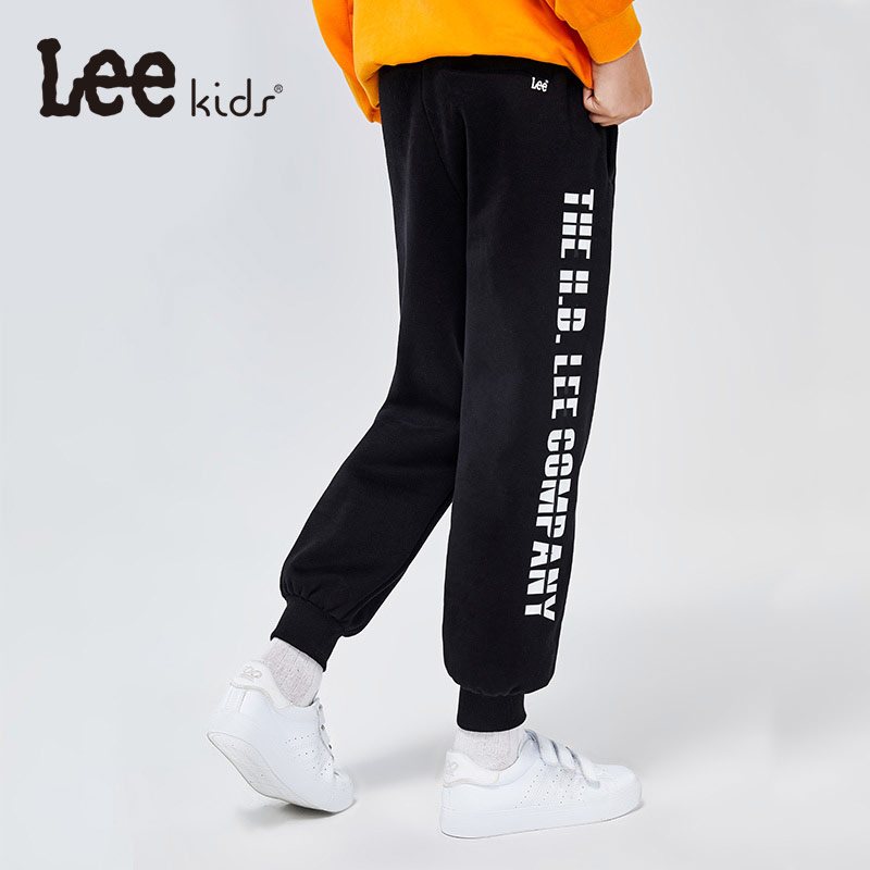 Lee Kids男童春秋款运动裤儿童装春季时尚卫裤男孩春装长裤子