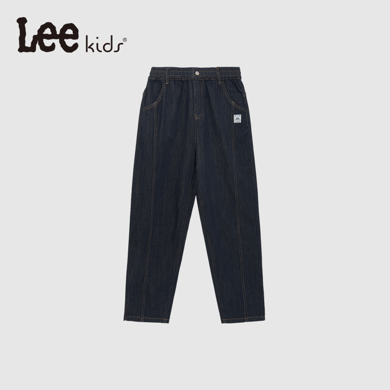 Lee男女童牛仔裤秋冬季2024新款儿童装长裤