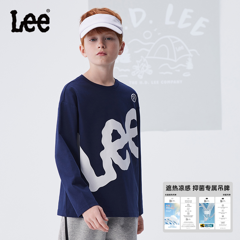 Leekids儿童长袖T恤春季打底衫